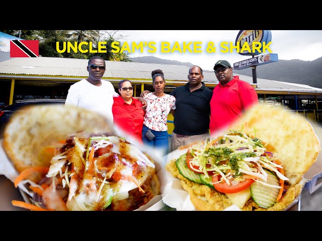 Uncle Sam's BAKE & SHARK on Maracas Bay, Trinidad & Tobago 🇹🇹 Foodie Nation Feature