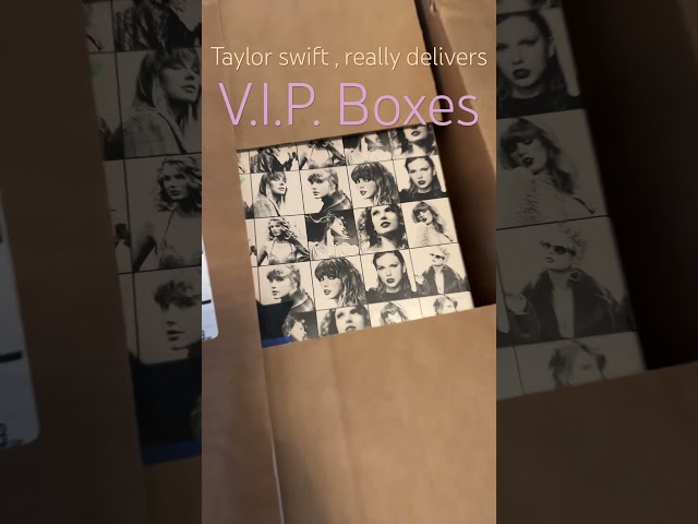 Sneak peek at the Taylor swift Eras tour VIP box… like for part 2