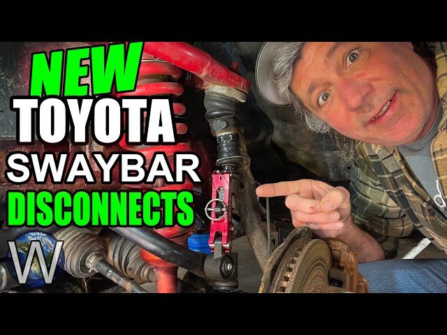 Just Released- All New Toyota Sway Bar Disconnects!