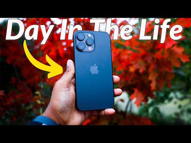 iPhone 14 Pro Max - A Real Day in the Life Review! (Battery & Camera Test😳)