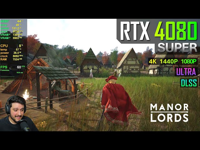 RTX 4080 SUPER - Manor Lords