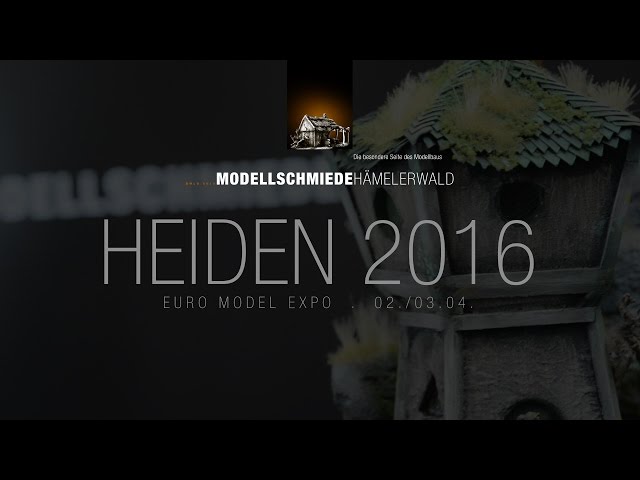 Impressionen von der Euro Model Expo in Heiden 2016