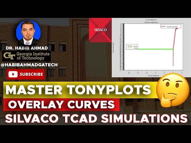 Master Tonyplot: Overlaying Curves in Silvaco TCAD! 📊🎨 #TCAD #Diodes