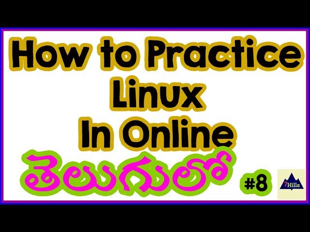 How to Practice Linux In Online In Telugu