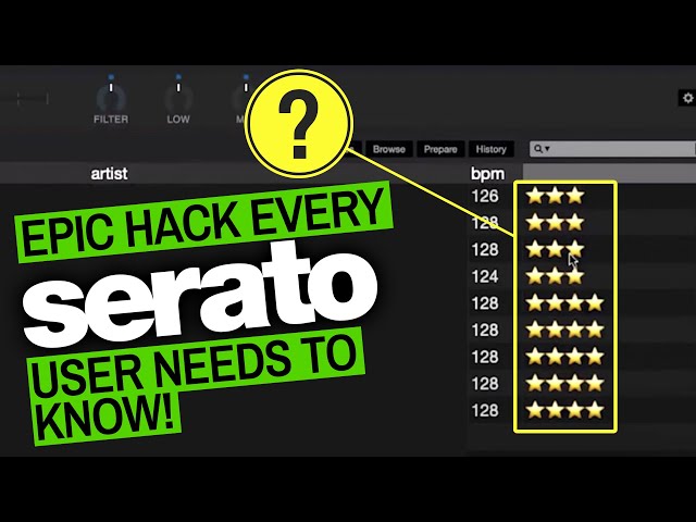 Serato DJ Pro Hack: How To Enable Star Ratings [Works For Lite Too]