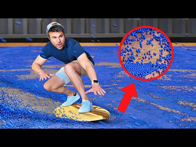 Surfing on 3,500,000 Airsoft BBs | Camp CrunchLabs Week 1