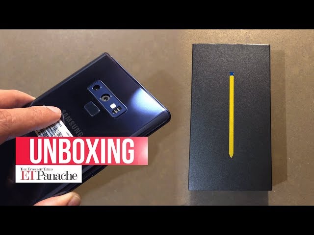Samsung Galaxy Note 9: Unboxing And First Impression | India Unit | Ocean Blue | ETPanache