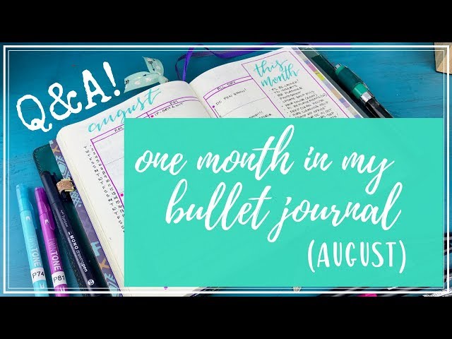 One Month in my Bullet Journal | Round 2 | Q&A!!!