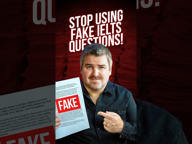 STOP using FAKE IELTS Sample Questions!