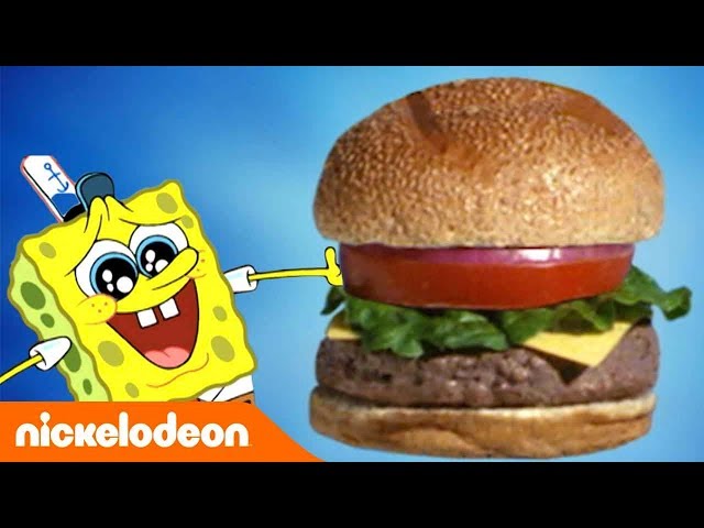 SpongeBob | Top 13 |  Najlepszych w historii momentów z Kraboburgerem | Nickelodeon Polska