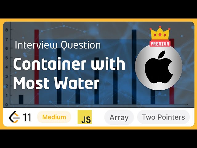 Container with Most Water - Leetcode 11 - Javascript