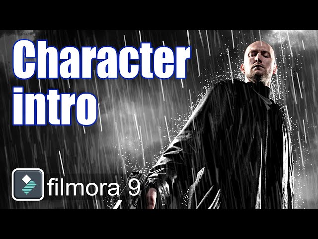 Character Introduction Freeze Effect | Filmora 9.3