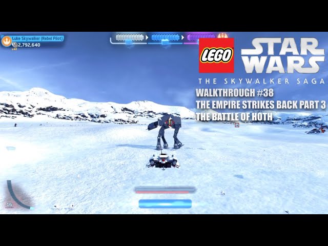 LEGO Star Wars The Skywalker Saga Walkthrough #38 | The Empire Strikes Back Part 3 | Battle Of Hoth