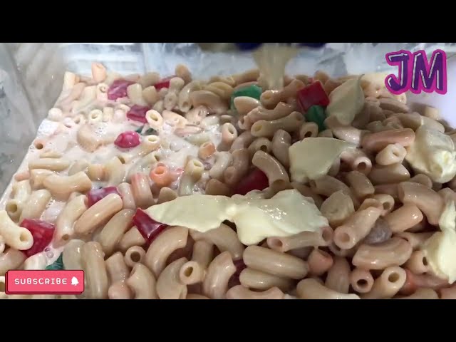 Creamy macaroni salad perfect for all occassions/quick and easy to prepare/my christmas dessert