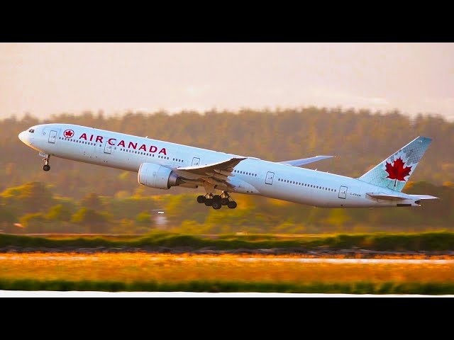GOLDEN HOUR Departures at Vancouver International Airport