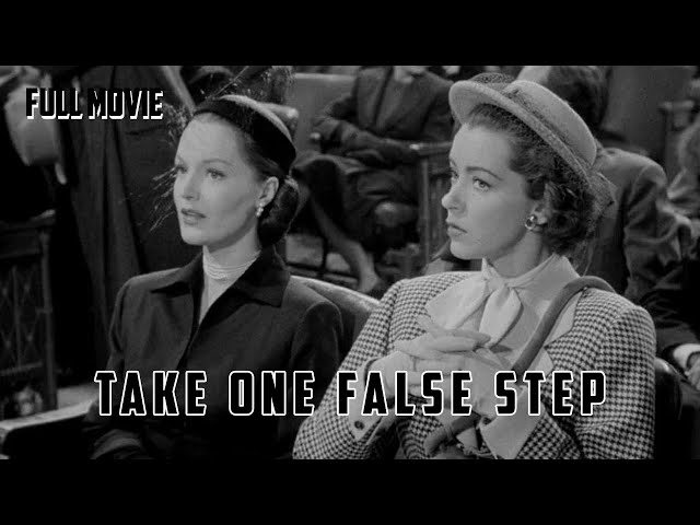 Take One False Step | English Full Movie | Crime Drama Mystery