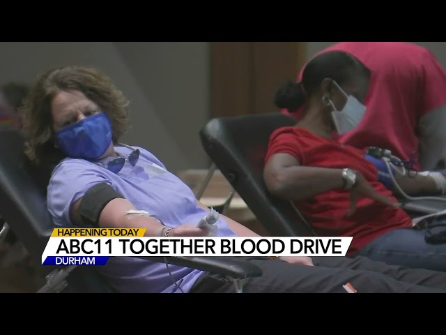 Register for the ABC11 Together Blood Drive happening today