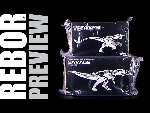 Rebor ™ - Utahraptor & Ceratosaurus - Unboxing Vorschau / Preview / Re-Upload