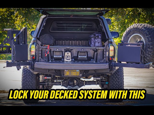 Must Have For Decked Drawer system Owners | How to Install Locks on a Decked System