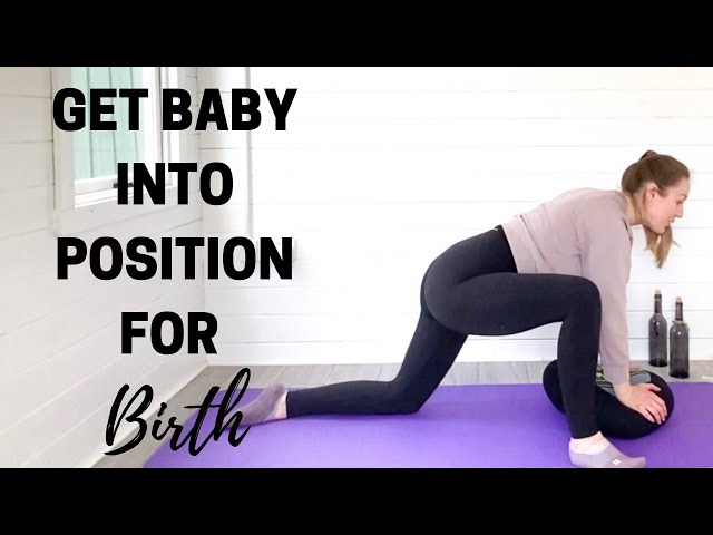 PREGNANCY YOGA TO GET BABY INTO OPTIMAL POSITION FOR BIRTH | Third Trimester Prenatal Yoga