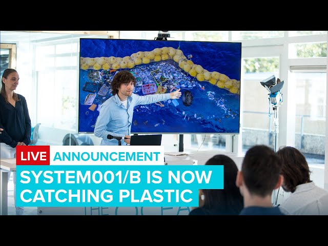 System001/B is catching plastic in the Great Pacific Garbage Patch - Press Announcement