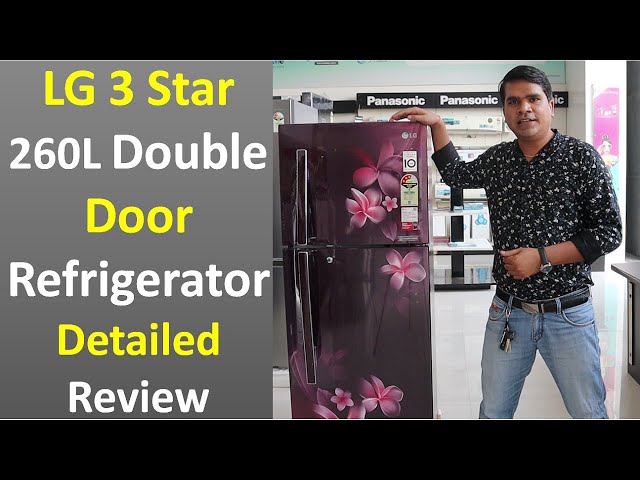 LG 260 l double door Refrigerator review & Demo | double door refrigerator for your home|