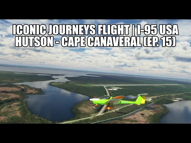 MSFS Iconic Route Flight - I-95 USA | Multi-let VFR Flight - Series 1 (Ep.15) - Multiplayer