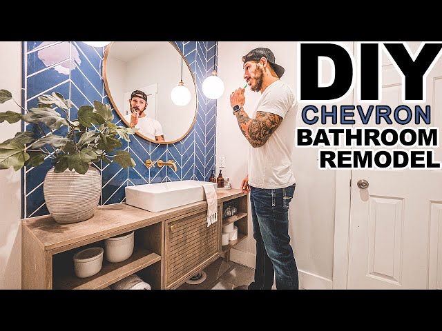 DIY Modern Bathroom Remodel