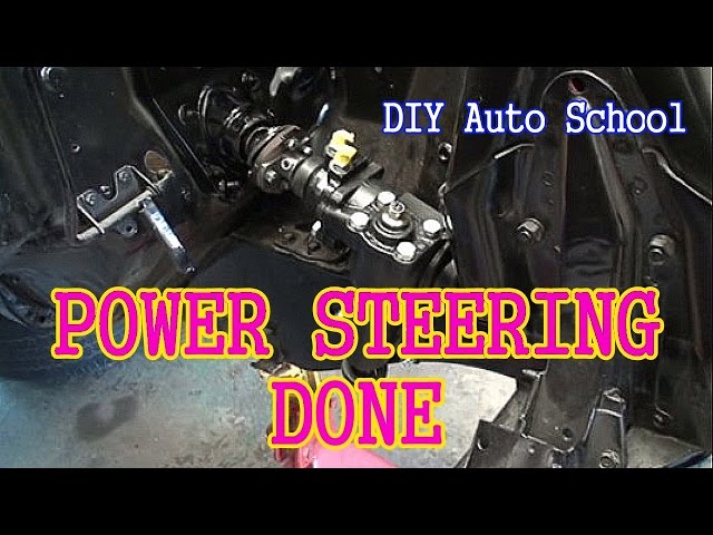 How To Put Power Steering In A Classic Ford Mustang - Part 2 - DONE