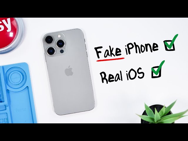 Building a FAKE iPhone 15 Pro... With iOS?