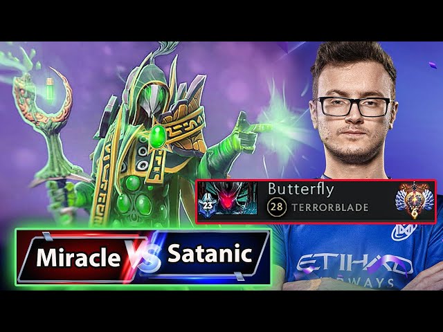 Miracle's Rubick Steals Satanic's MMR | TOUGH GAME |
