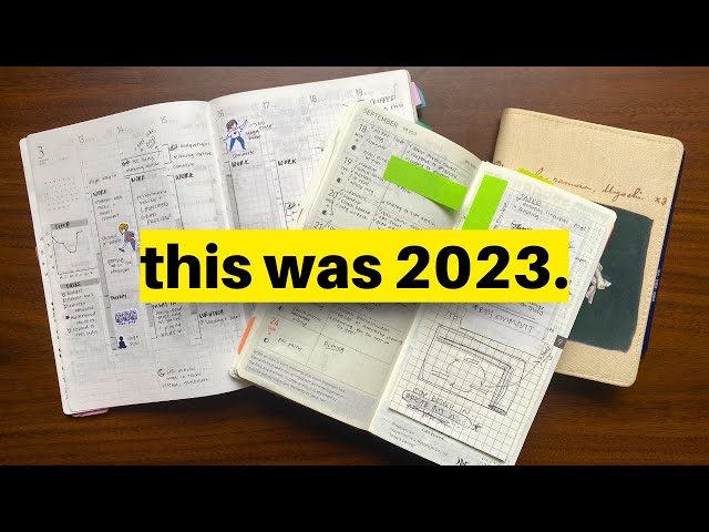 2023 Full Flip Through (every planner I used this year)