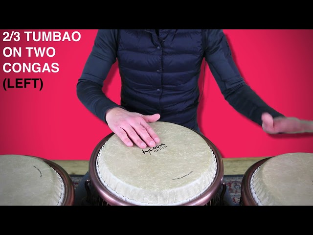 Video Congas 9: 2nd Essential Congas Pattern on 2 Drums