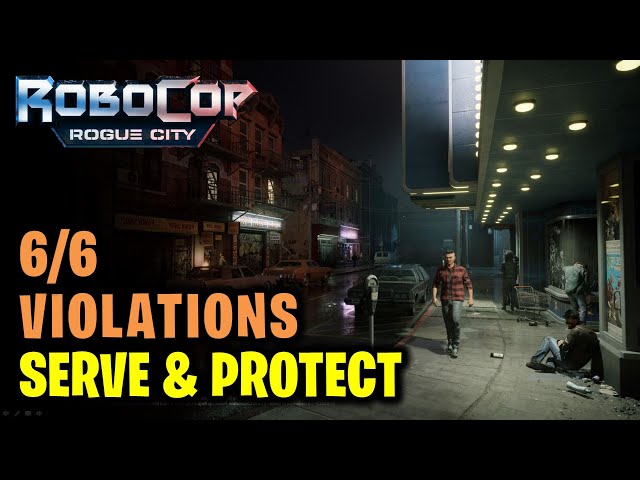 Serve and Protect: Detect 6 Violations | RoboCop Rogue City