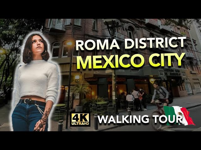 Visit Mexico La ROMA Sur Neighborhood 🇲🇽 a Fascinating WALKING TOUR of Alvaro Obregon Avenue! 🔷