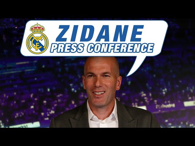 ZINEDINE ZIDANE | Back at Real Madrid press conference