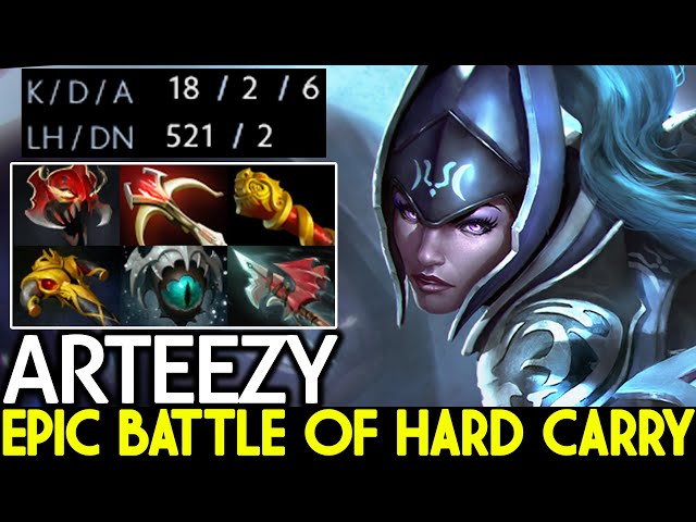 ARTEEEZY [Luna] Against ILTW Medusa Battle of Hard Carry Dota 2
