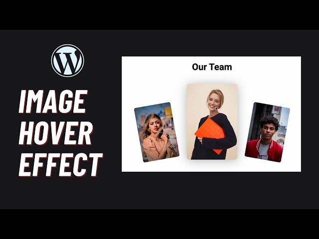 How To Add Custom Image Hover Animation To WordPress Website