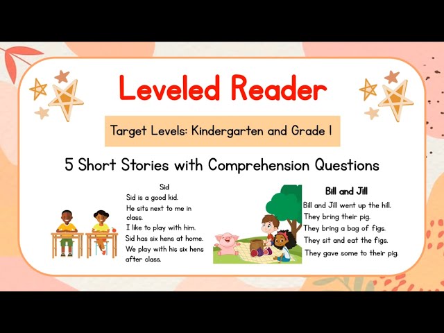 CVC Reading | Stories with CVC Words | Short Vowel I | Leveled Reader 13 | Reading Comprehension