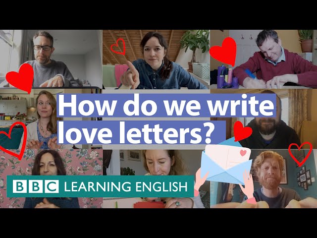 How to write an English love letter 💖💖💖 Learn the language of love this Valentine's day!