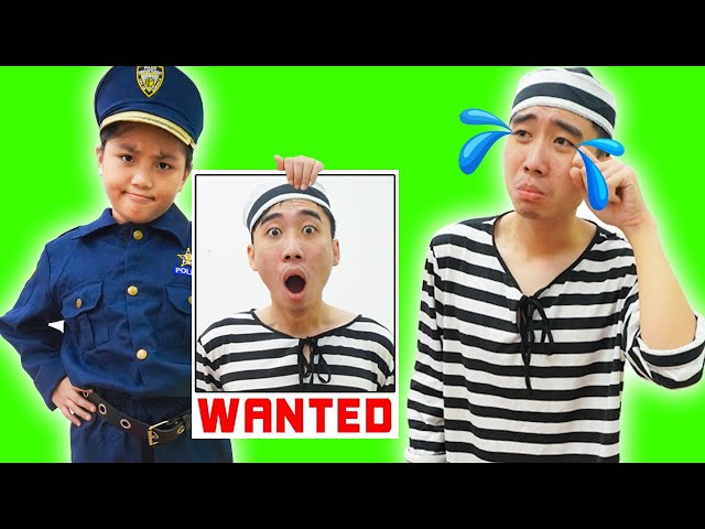 Annie Help Police to catch Runaway Prisoner Adventure | Fun Kids Cops Stories