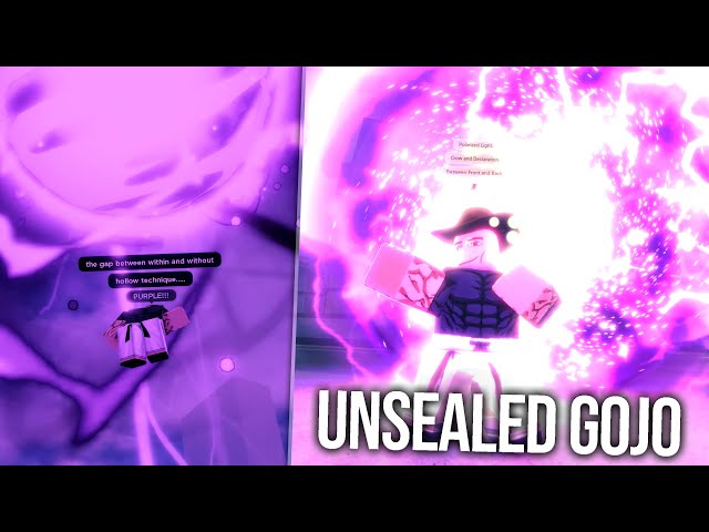 Using UNSEALED GOJO In Different Roblox Anime Games