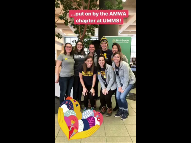 Instagram Story: M1 Hanna takes us to AMWA Women’s Health & Fitness Day