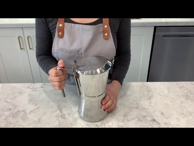 How to open and close Giannina stovetop espresso makers
