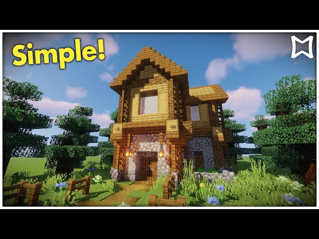 ► Minecraft - Easy & Simple Medieval Survival Starter House (TUTORIAL)