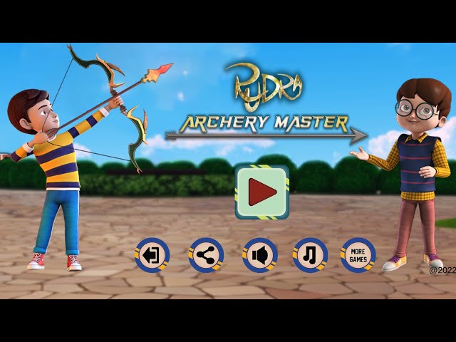 Rudra cartoon 🔥 Rudra game part - 1 🎮⚡ Rudra Archery master 🎯