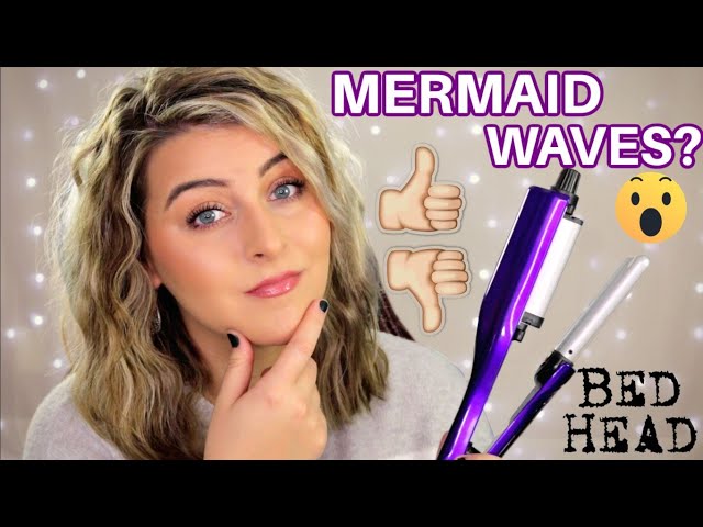 PERFECT MERMAID WAVES?!? // BED HEAD A WAVE WE GO ADJUSTABLE DEEP WAVER | Review + Demo