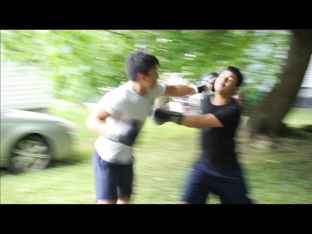 We had to STOP EARLY because of this... | "Friendly" Boxing