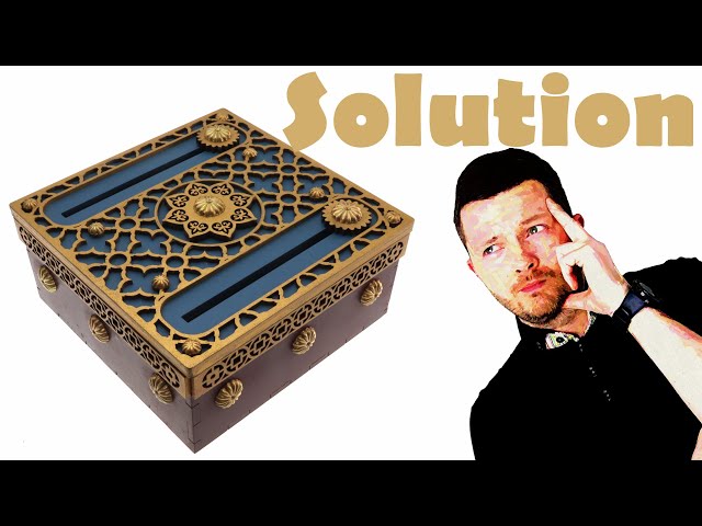Blue Dragon Puzzle Box from Jean Claude Constantin - Solution
