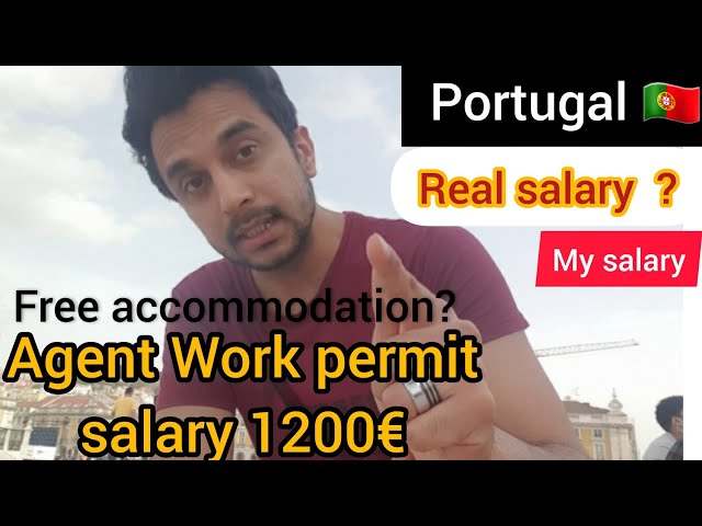 Portugal work permit salary | Portugal me salary kitni hai & job's income 1200 €?